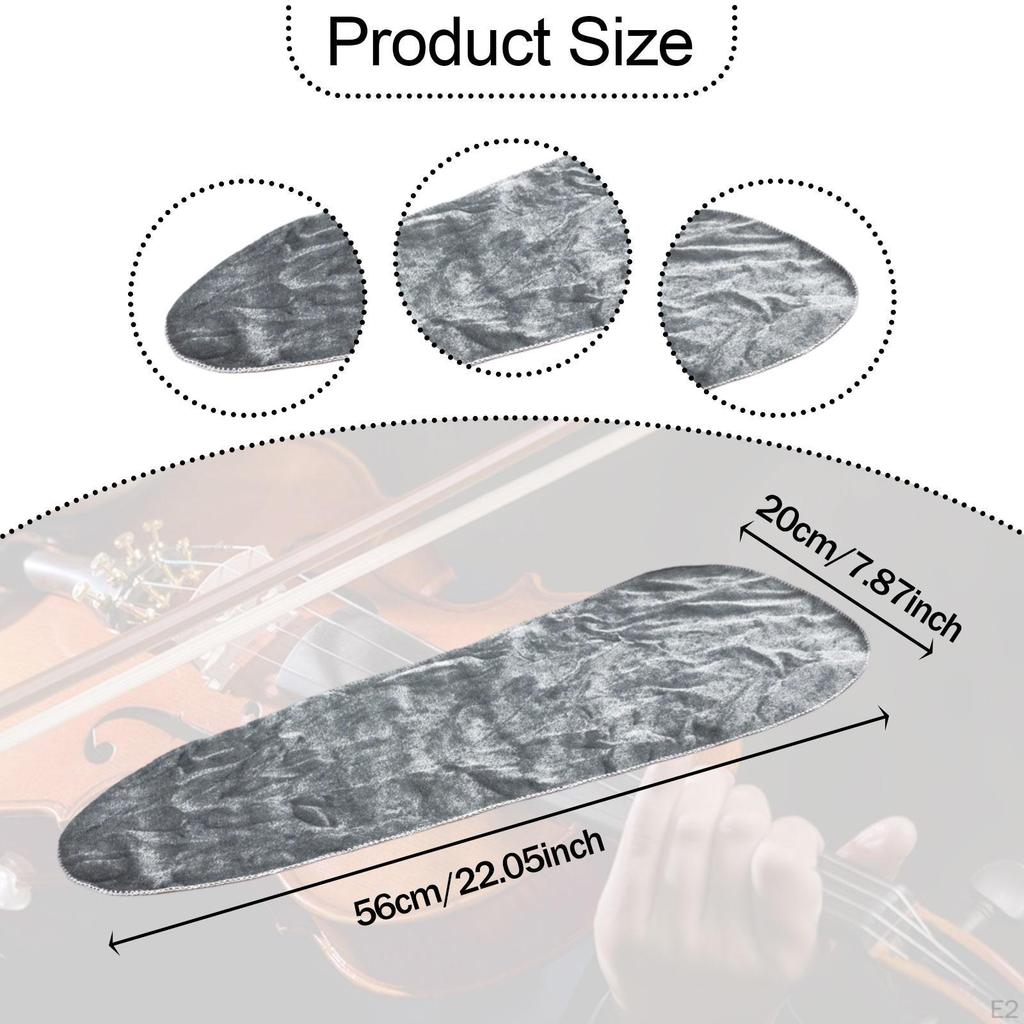 Cover for Violins, Case Cover, Versatile Velvet Blanket Instrument Care