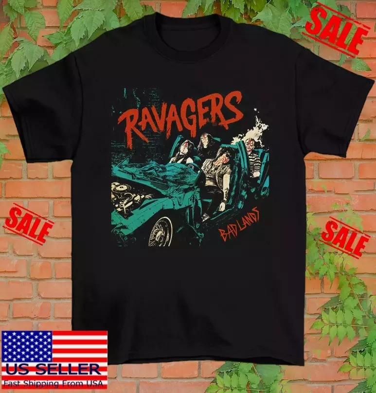 Хлопковая унисекс футболка с изображением группы Ravagers из Badlands Альбом S-5XL UU856 Унисекс футболка