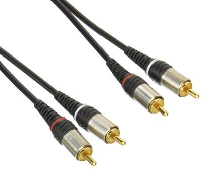 Аудиокабель ELPA, Штекер RCA x2 на Штекер RCA x2, 0,5 м (AD-100)