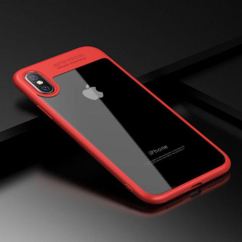 X Для iPhone 8 7 6s Plus 10 Роскошный Ультратонкий Прозрачный Ударопрочный Бампер Чехол