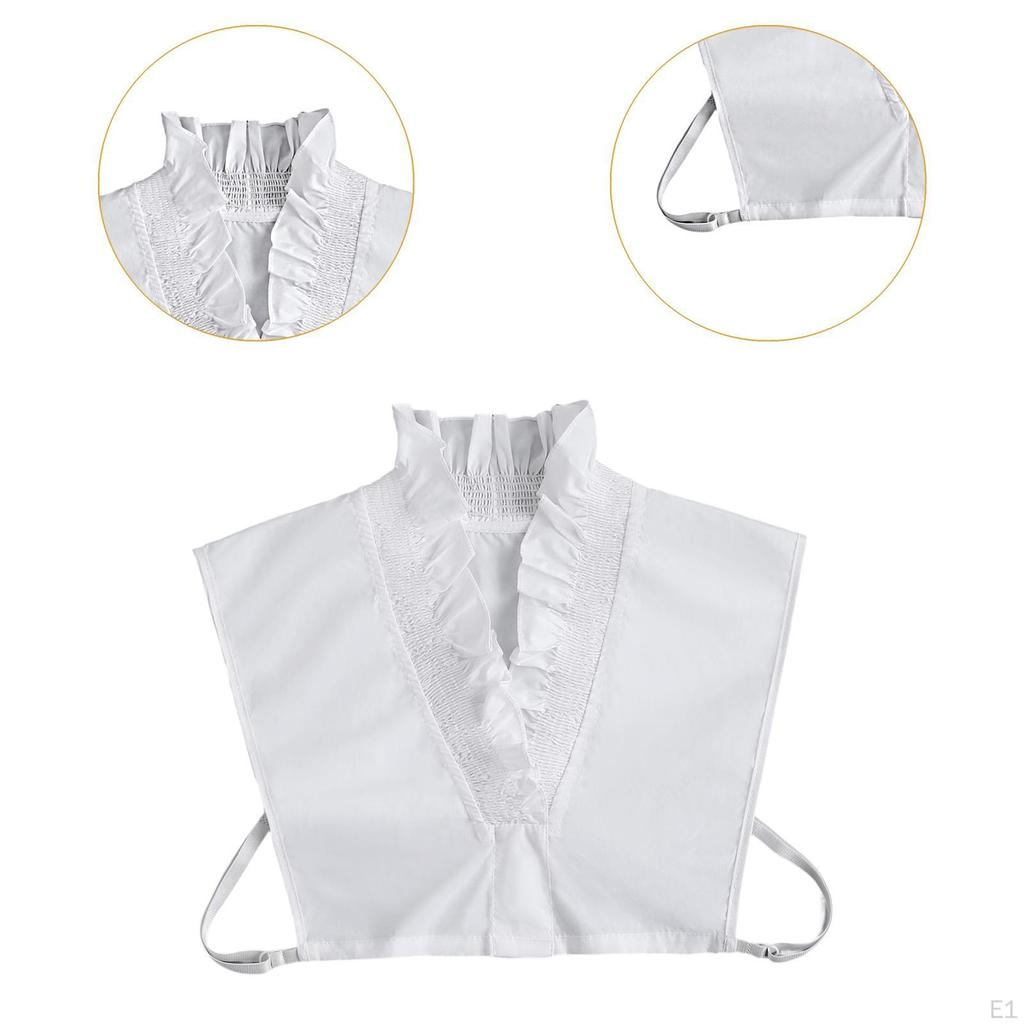 Шикарный искусственный воротник, аксессуар для выреза платья