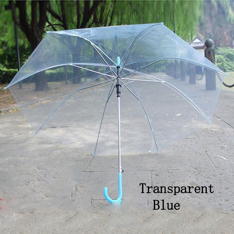 Мода Прозрачный Прозрачный Дождевой Зонт Зонтик ПВХ Купол Свадебный Сувенир