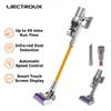 LIECTROUX I10 Cordless Handheld Stick Vacuum Cleaner,Smart Dust Sensor,Auto Speed Control,LED Touch Screen,27 Kpa,4 In 1 Wireless Stick Vacuum for Pet