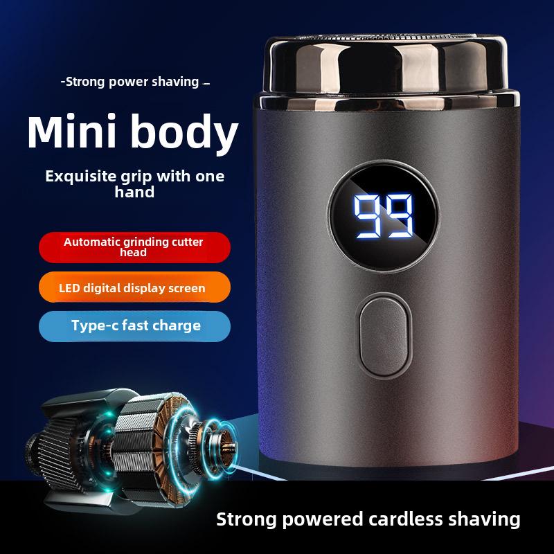 Компактная мужская электробритва - Полностью моющаяся, Суперчистая, Портативная для путешествий