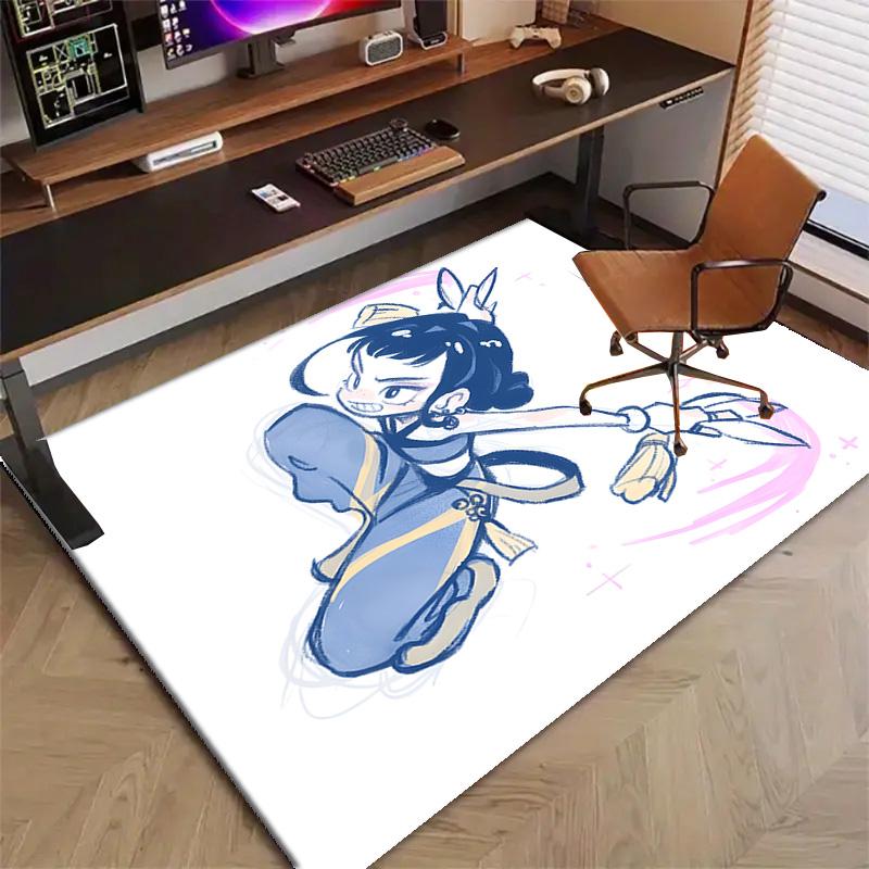 1pc KPop Demon Hunters ZOEY1 Design Printed Area Rug Carpet for Bedroom Living Room Home Decor Rugs Mat Non Slip Mat Rug for Bedside
