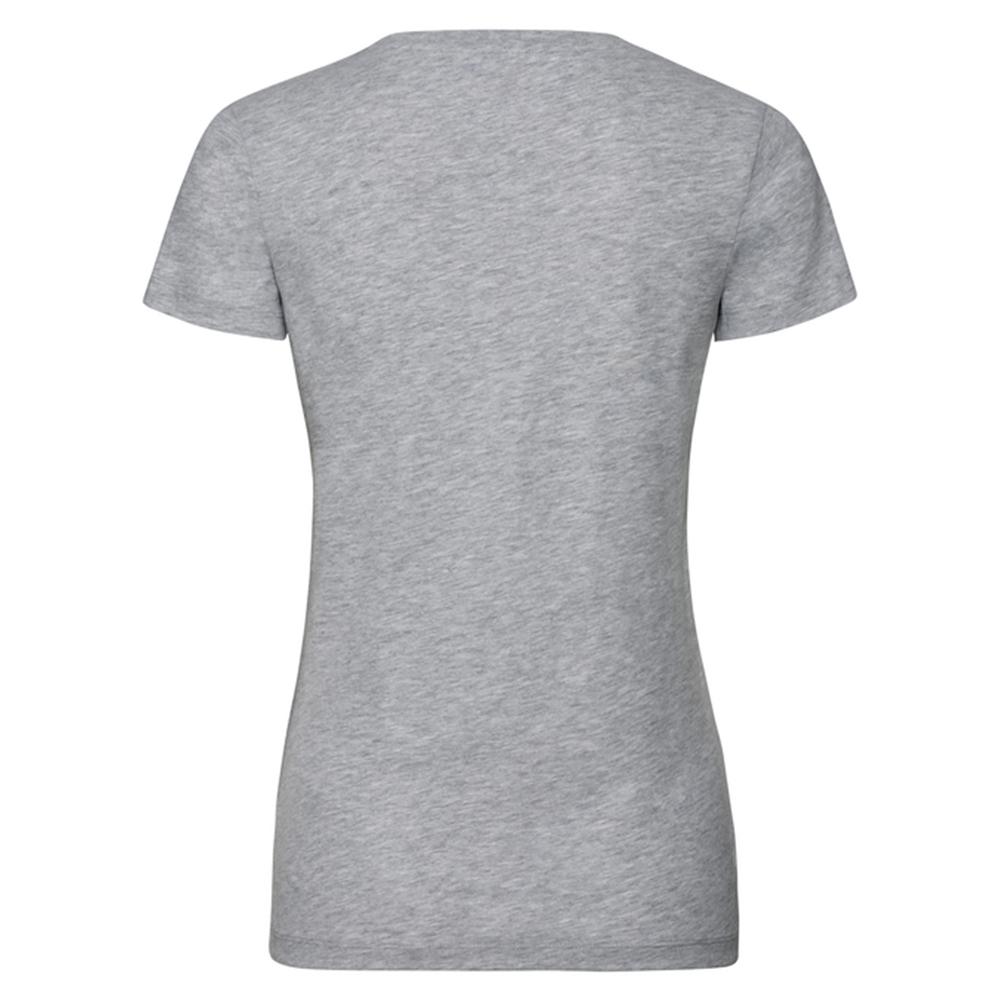 Russell Pure Organic Womens/Ladies Plain T-Shirt