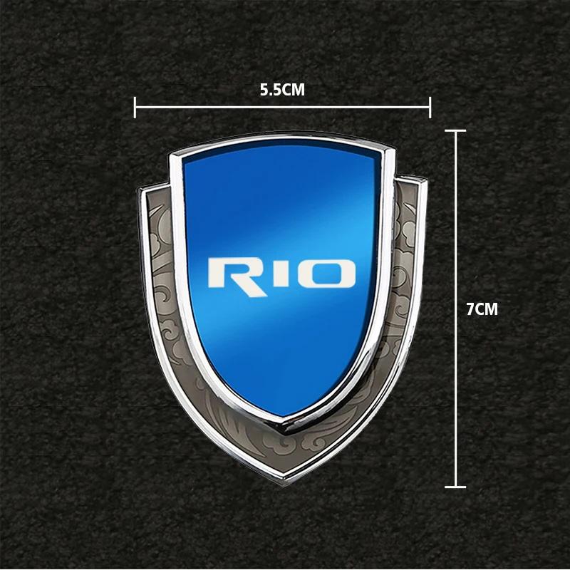 Автонаклейки SKTF2 3D металлические аксессуары автоаксессуар для kia rio 2 3 4 5 авто
