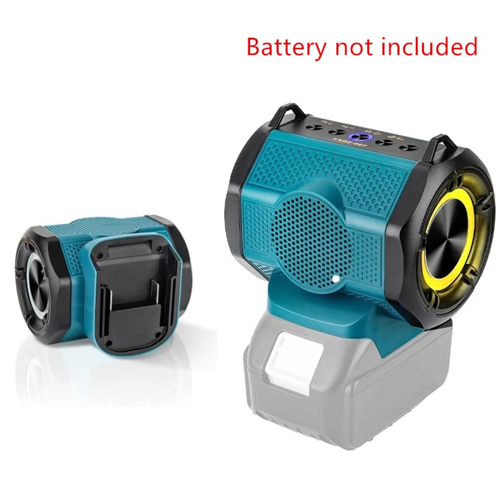 Портативная беспроводная Bluetooth-колонка, подходит для аккумулятора Makita 18 В, беспроводной маленький громкий динамик