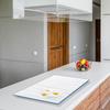 GLASS PROTECTIVE PLATE FOR STOVE 80x52 WOOD