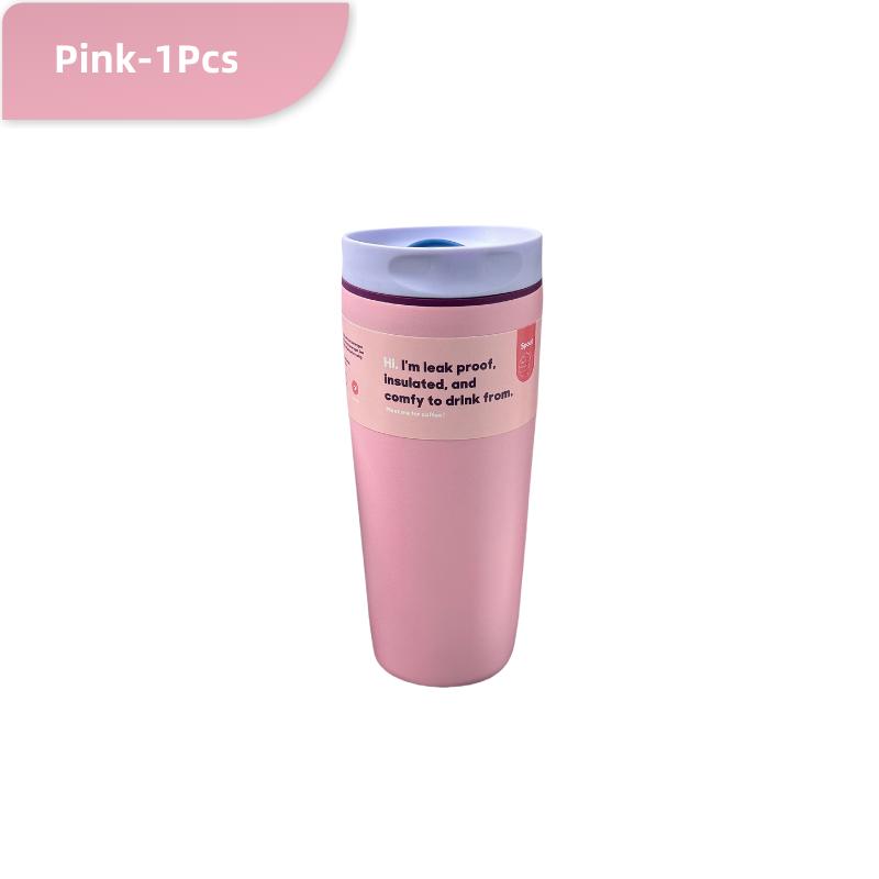 12oz/20oz Large Capacity Car Mounted Stainless Steel Thermos Cup Travel Thermos Bottle Coffee Mug Vacuum Flask Insulated Cups