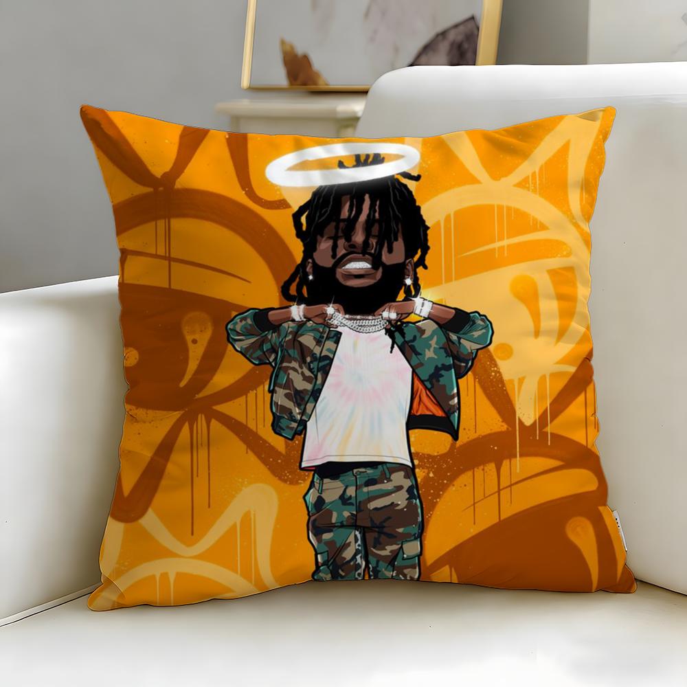 Популярный рэпер Chief Keef Наволочка Мягкая Легко стирающаяся Наволочка Универсальная для Дивана Кровати Путешествий и Офиса