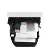 2025 Backpack, side pockets, padded shoulder straps, with USB plug,blue