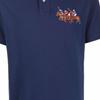 Polo Ralph Lauren SS23 Однотонная повседневная рубашка поло с вышитым логотипом с коротким рукавом, мужские топы, темно-синего цвета 710814437-003