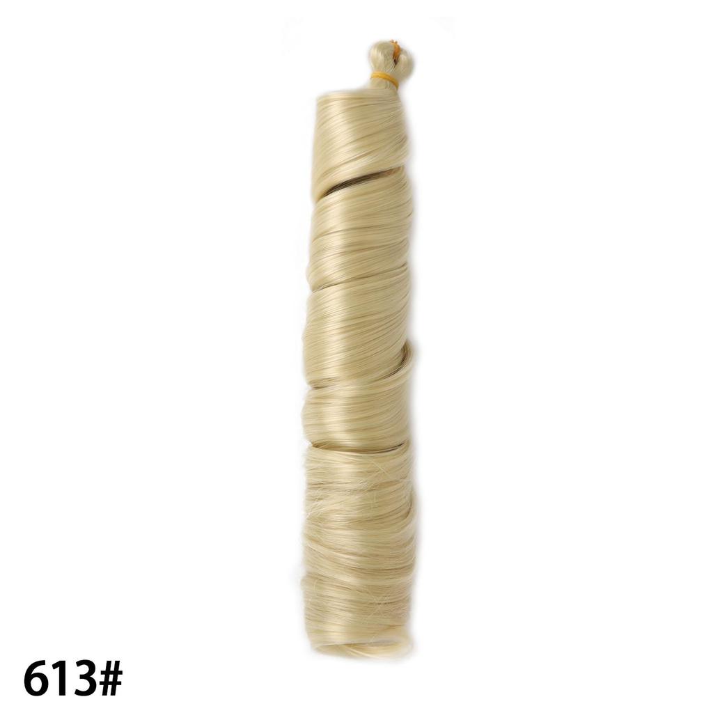 28Inch French Curly Crochet Hair Synthetic Loose Wavy Braiding Hair Bohemian French Curl Braids Extensions