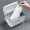 Portable Tissue Storage Box with Lid Dustproof Cover  for Wet Wipes Dispenser Home Office Mask Storage Box Sealed Organizer