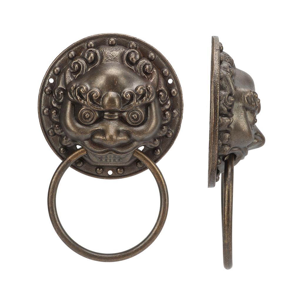 Retro Door Pull Rings Brass Pull Handle Cabinet handle Decorative Knob  Cabinets
