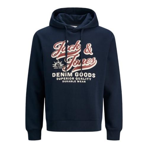 Jack And Jones Mens Denim Goods Hoodie