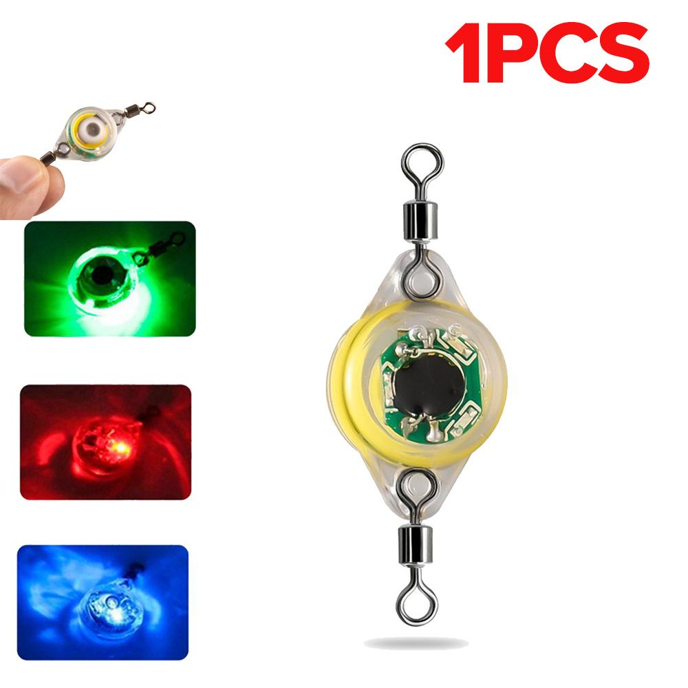 От 1 до 5 упаковок, светодиодная приманка для рыбалки в форме глаза, 4 цвета, мигающая, глубокая, для подводной рыбалки, приманка для кальмара, светящаяся для привлечения рыбы