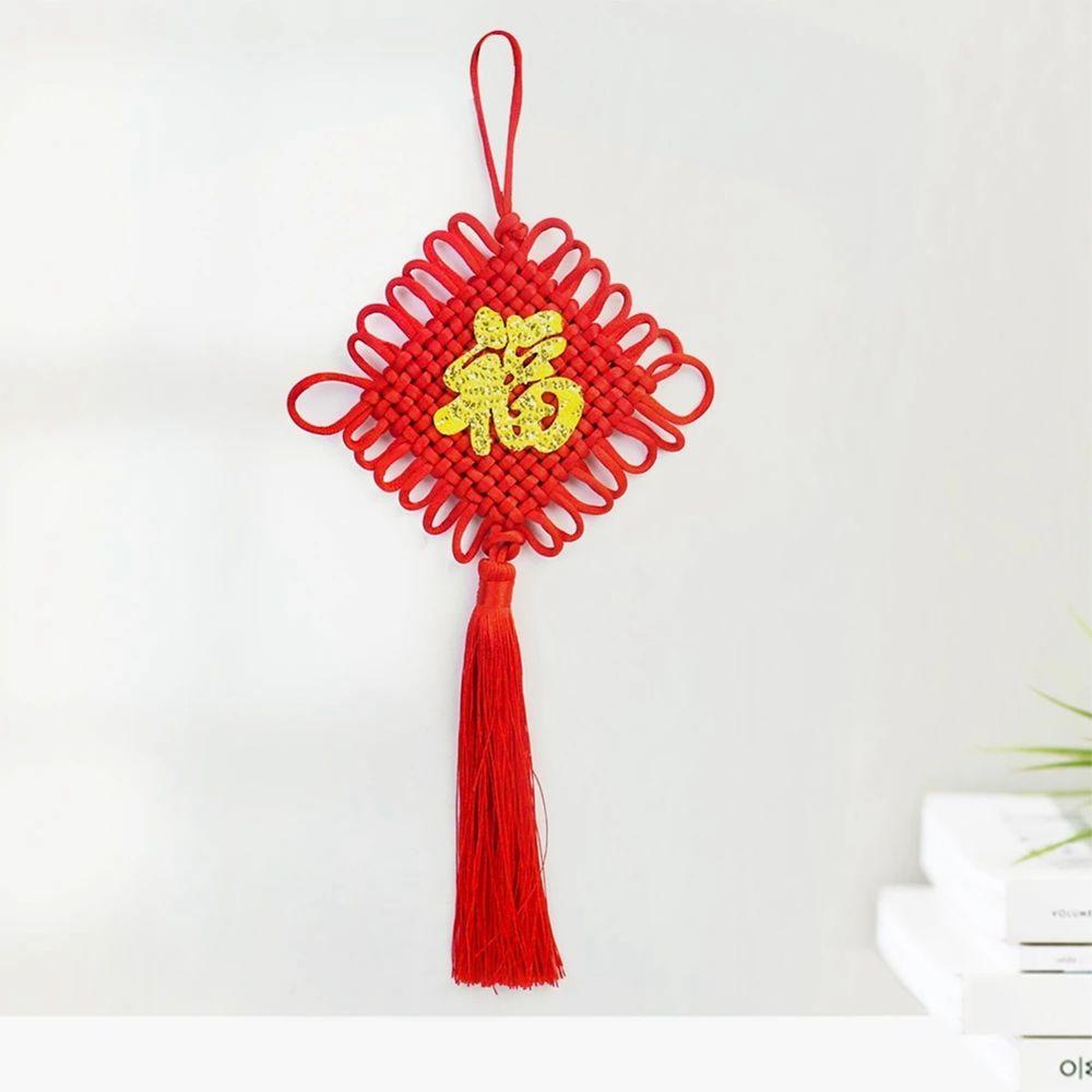 Hanging Decoration Red Chinese Knot New Year Decor Room Wall Ornament Spring Festival Pendants