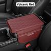 PU Leather Car Armrest Mat Center Console Arm Rest Protection Cushion With Storage Pockets Armrests Storage Box Cover Pad