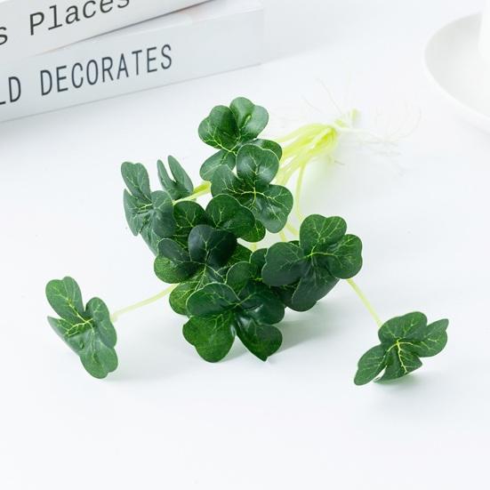 Искусственный цветок, не засохший фон, украшение, долговечный креативный искусственный цветок с четырьмя листьями, декор для вечеринки