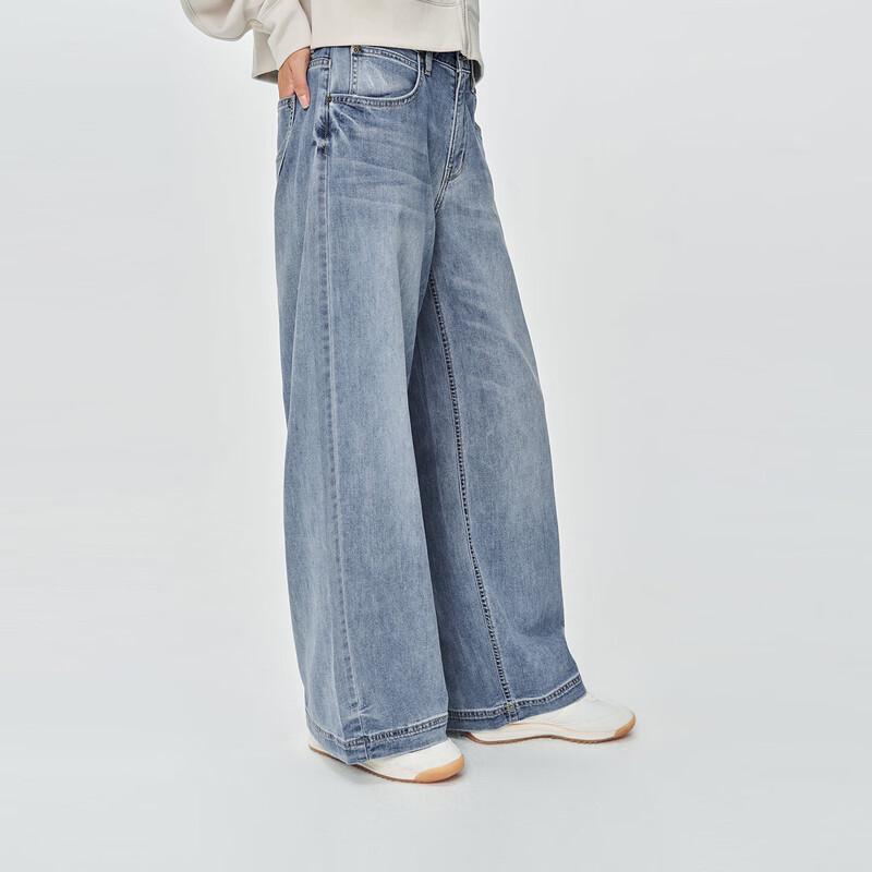 Lee Women's Low-Rise Tencel Wide-Leg Jeans