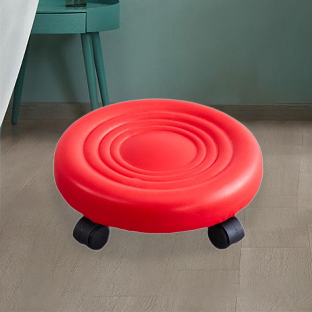 Низкий вращающийся стул на колесах, стул для педикюра, вращающийся на 360° стул-стремянка, низкое сиденье на роликах для гаража, мастерской, спорта