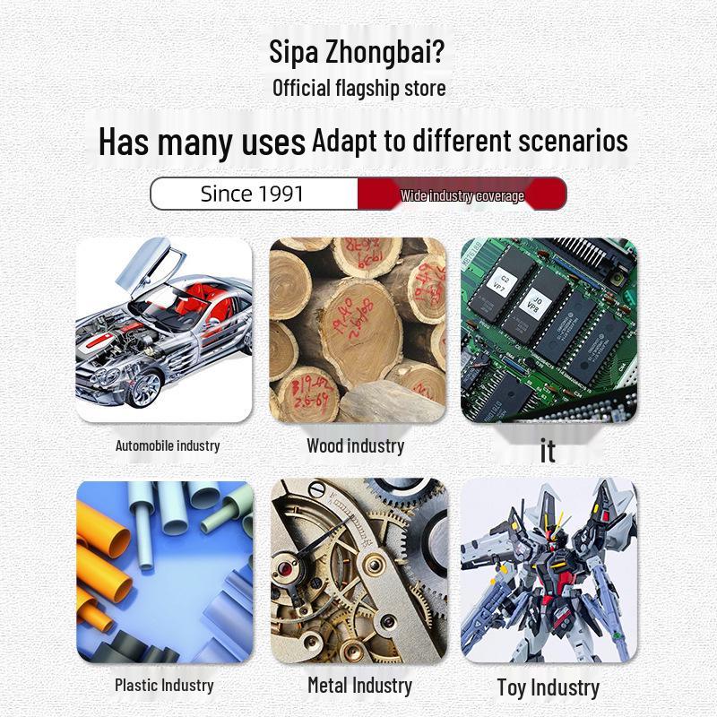 Zhongbo SP151 Белый масляный маркер 1,0 мм для шин, выделения и подписей