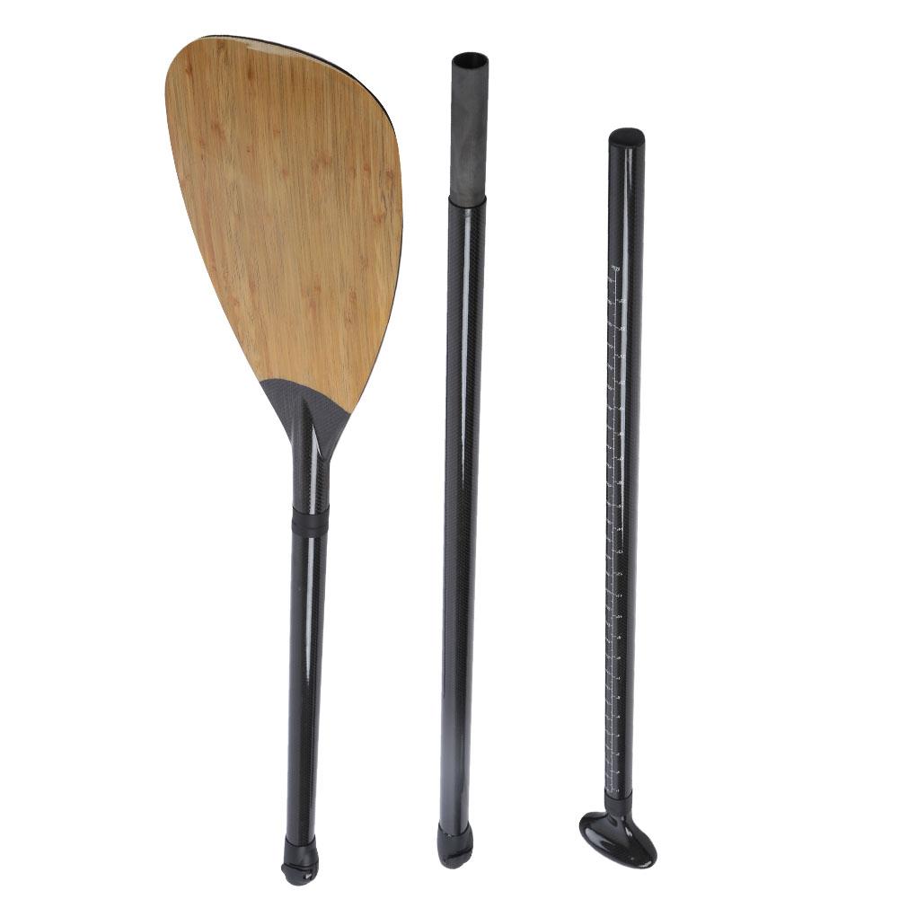 3 Sections Adjustable Length Carbon Fiber Paddle Standup Paddles for Surfboard SUP Kayak Inflatable Boat