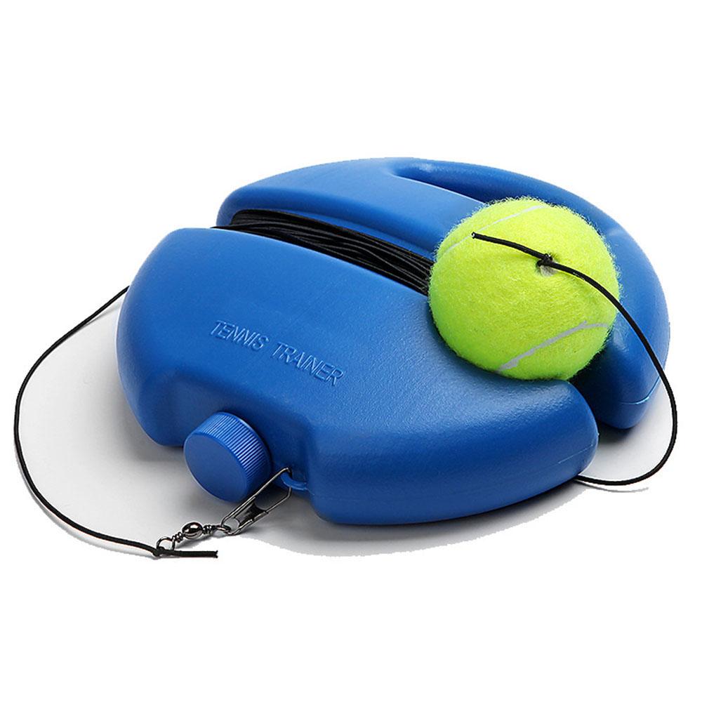 Tennis Trainer Heavy Duty Base With Elastic Rope Ball Outdoor Use Practice Self-Duty Rebound Sparring Device For Tennis Lover Single