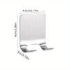 1/2/3PCS Razor Holder Bathroom Kitchen Storage Hook Self-adhesive Stainless Steel Wall Hanging Hook Towel Plug Storage Device