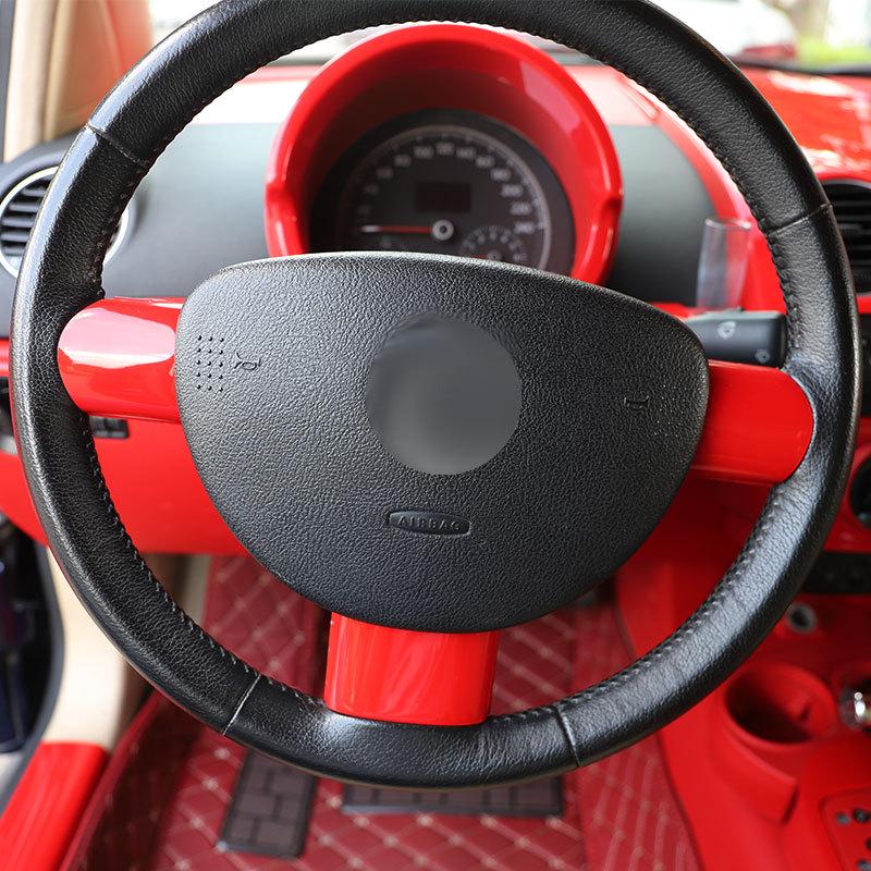 Наклейка из углеродного волокна на ручку КПП и панель приборов для Volkswagen Beetle 2001-2012