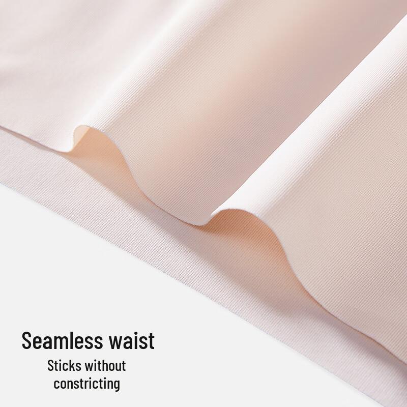 Odifen 5-Pack Seamless Ice Silk Mid-Waist Briefs