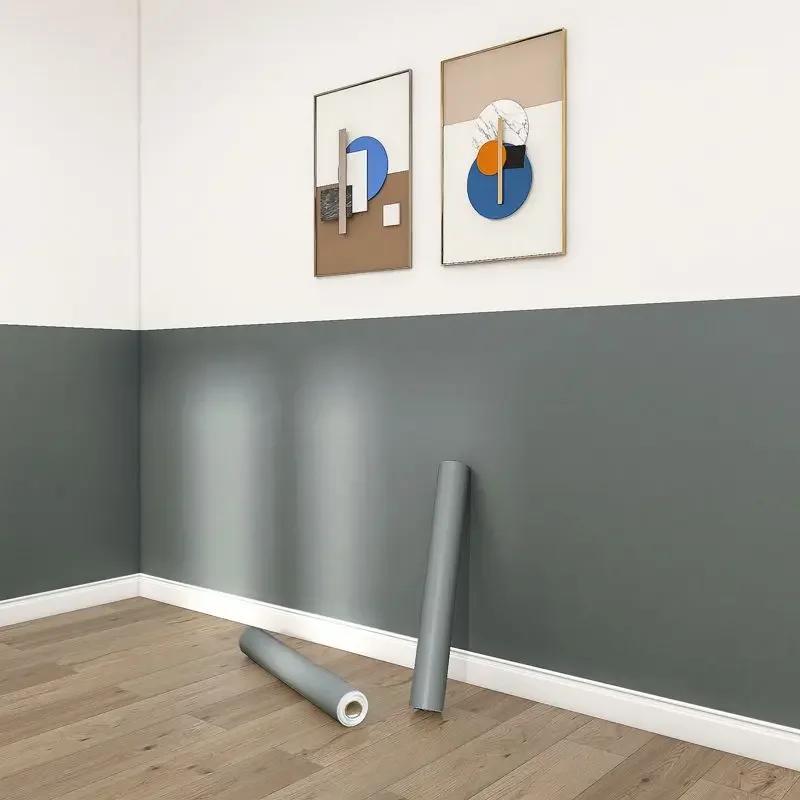 Корея Розовые Водонепроницаемые Обои Самоклеящиеся Для Дома Спальни Комнаты в Общежитии Наклейки на Стену Утолщенные Клеящиеся Для Стола Шкафа Ремонт