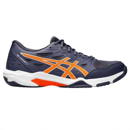 Asics Кроссовки мужские Gel Rocket 11 Indigo Fog Nova Orange Синие 1071A091-500