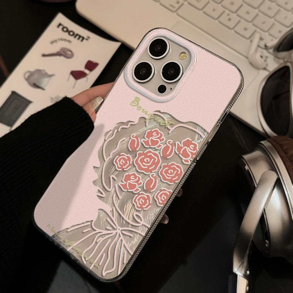 Feather Luster Phone Case for Samsung A53 A14 A33 A12 A32 S24 S23 Plus S20 S21 FE for iPhone 17 15 16 13 Pro 17 16 Pro Max Butterfly Bow Phone Case