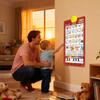 Alphabet Chart Talking Bilingual Interactive Toy Music Spanish And English Preschool Wall Posters for Ages 3-8 Language