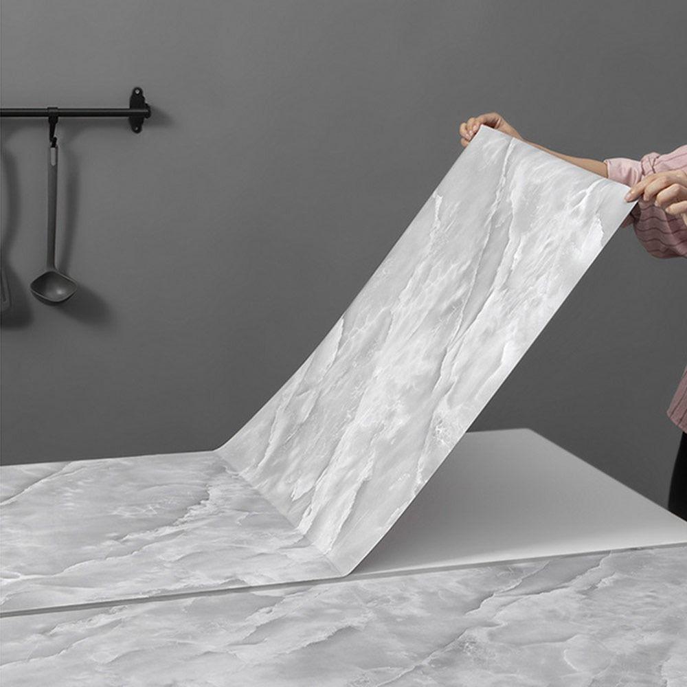 Маслостойкие наклейки на кухонную столешницу Водонепроницаемая пленка для ремонта плиты Новые обои для плитки