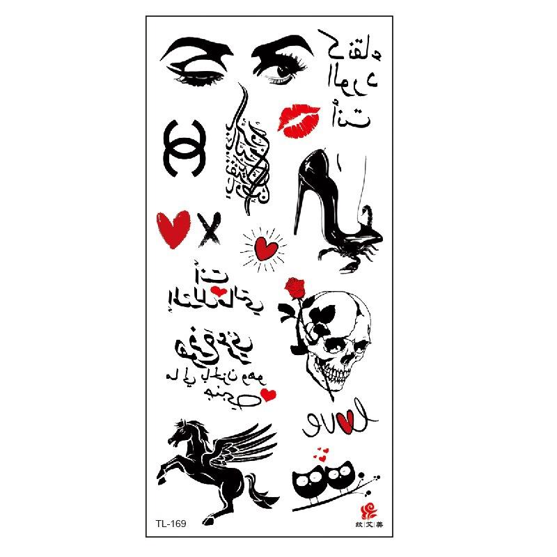 Детская наклейка-татуировка «Русалочка», мультяшная милая принцесса, набор для имитации татуировки на воде