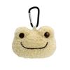 Nakajima Corporation Pickles the Frog Face Plush Eco Bag Beige H10 X W13 X D6cm 211224-25