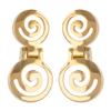 [R7185] - Позолоченные серьги «Клеопатра» - 17x8 мм