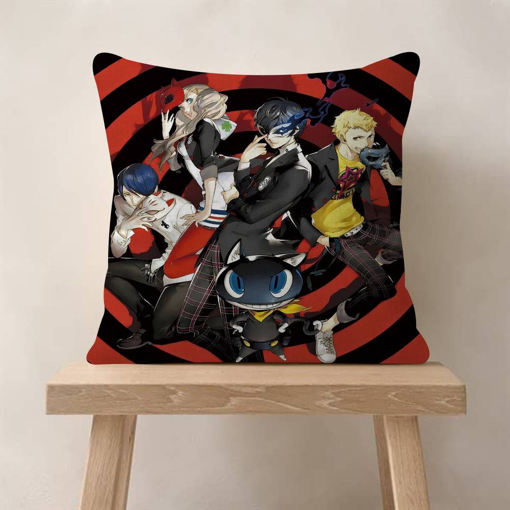 Game PPersonas 5 Personalized Pillow Dust Cover Bedroom Kids Party Decoration Pillowcase Birthday Children Gift
