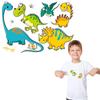 Little Dinosaur Patch Diy Accessory Sticker Heat Press Appliqued Stripes Jeans Appliques On Clothes Patch For Baby T-Shirt