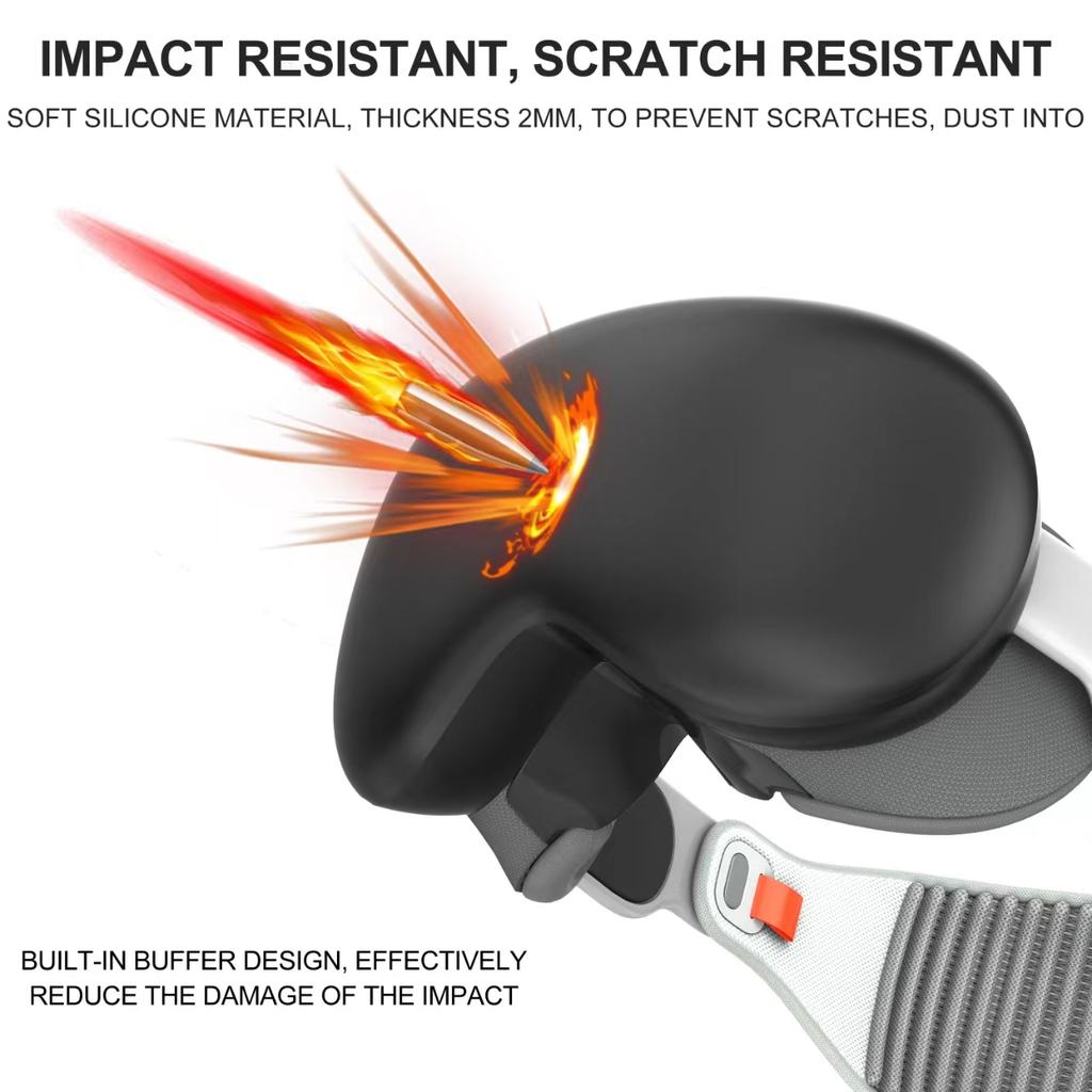 Силиконовый защитный чехол для шлема PSVR2 VR, защитный чехол для шлема, моющийся, устойчивый к царапинам, для аксессуаров PS VR2