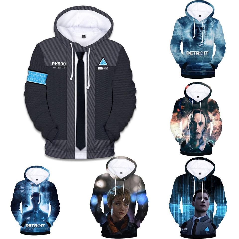 Ultimate Comfort Detroit Become Human Connor Rk800 Hoodie For Everyday Wear