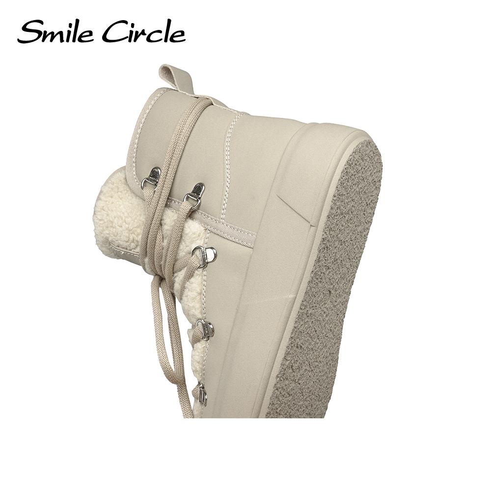 Snow Boots Women Winter Warm Plush Ankle Boots Trendy Platform Casual Shoes