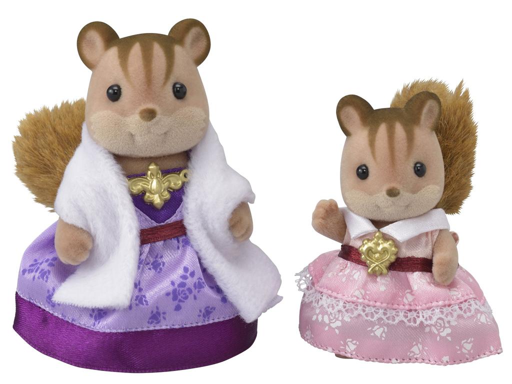 Sylvanian Families Town Dress Up Set ST Mark Сертификация для детей от 3 лет и старше Игрушечный кукольный домик Sylvanian Families EPOCH [Town (Фиолетовый и розовый)] ТД-02