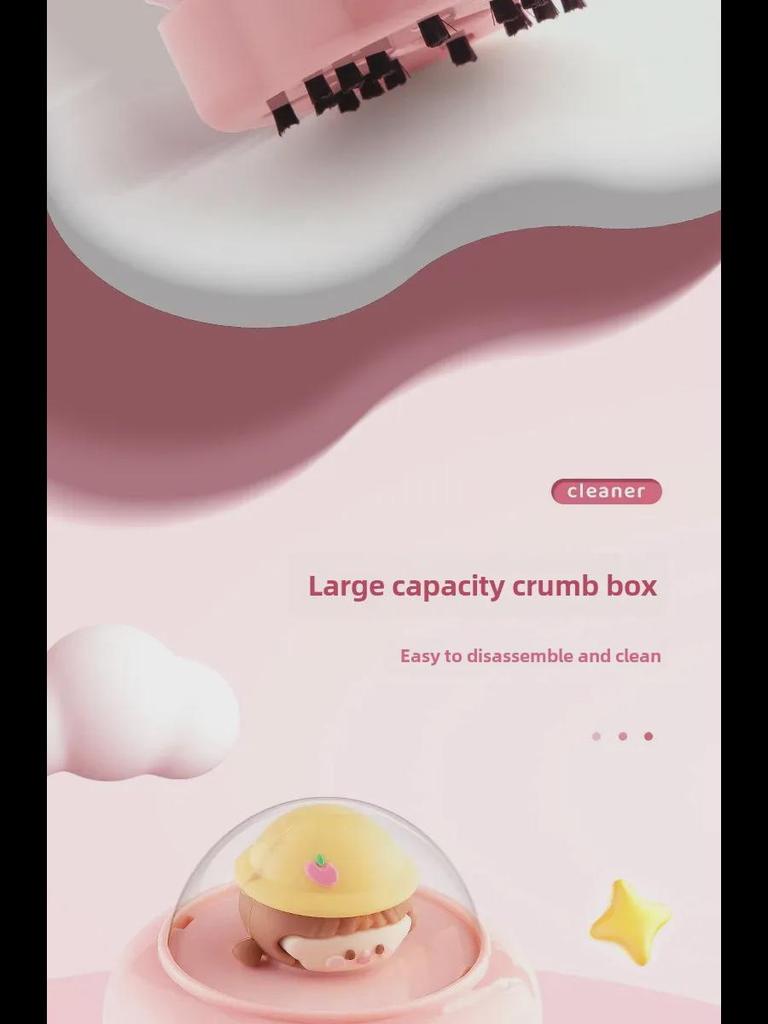 Мини-электрический настольный пылесос для стружки ластика и пепла от карандашей