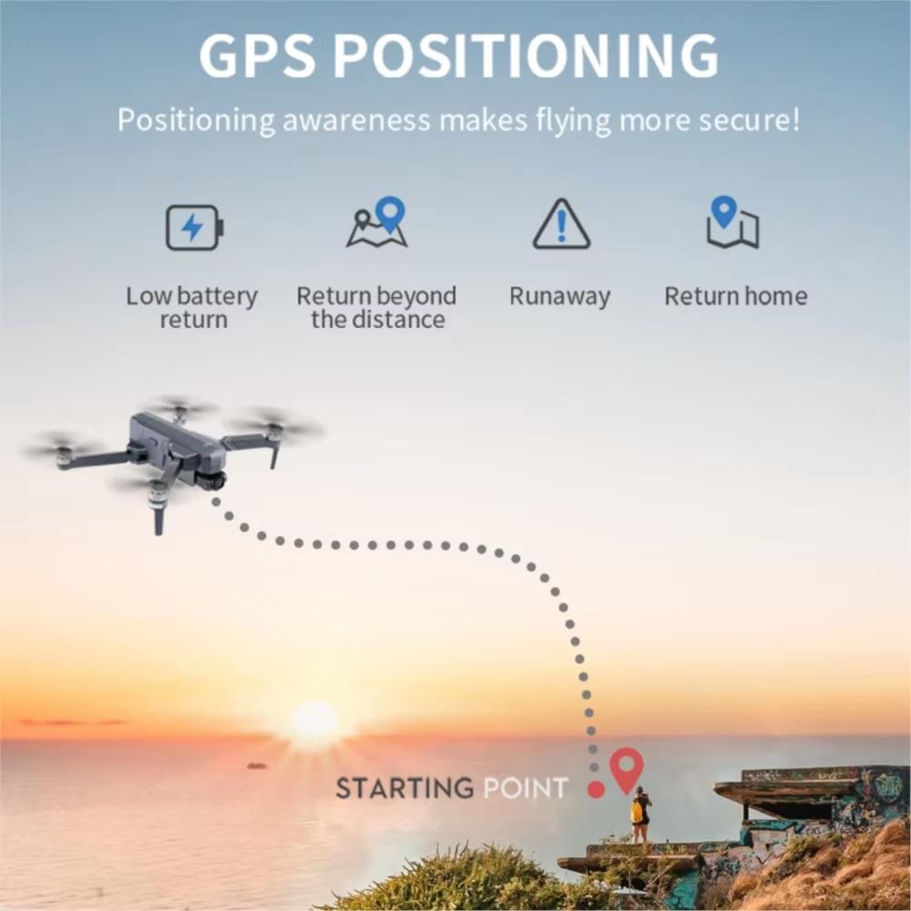 Новый F11S 4K PRO Drone 4K Professional Gimbal Obstacle Avoidance EIS HD 2-осевой Gimbal GPS 5G WiFi 3KM RC Distance FPV Drone Brushless Quadcopter Toy