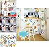Наклейка на стену Покемон из ПВХ материала для декора детской спальни и класса